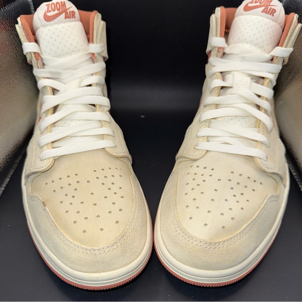 Size 8.5 - Air Jordan 1 Zoom Comfort 2 High Sail Burnt Sunrise Men, No Box